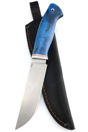 Нож Берсерк К340 рукоять карельская береза синяя