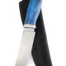 Нож Берсерк К340 рукоять карельская береза синяя 