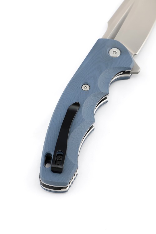 Нож складной Фантом М398 G10 серо-голубая 