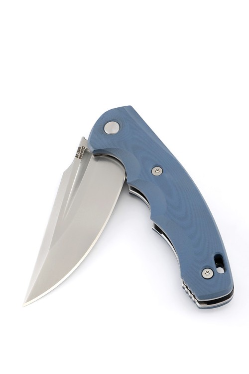 Нож складной Фантом М398 G10 серо-голубая 