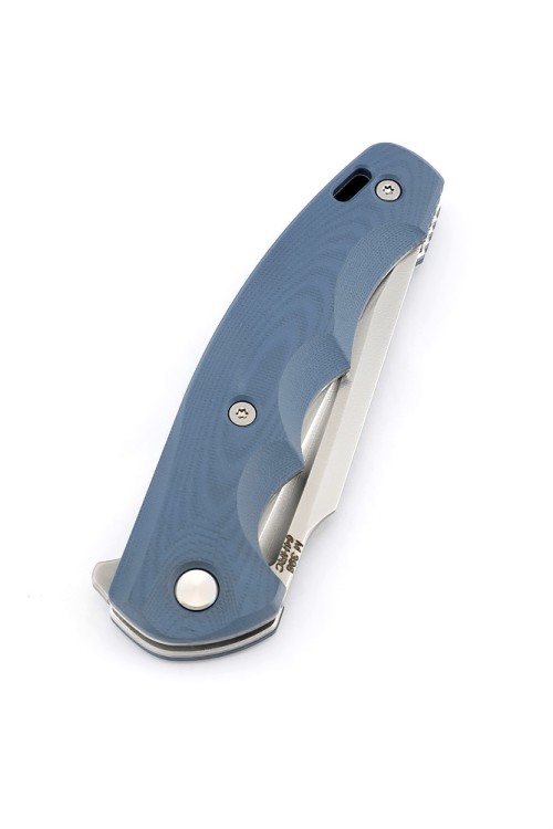 Нож складной Фантом М398 G10 серо-голубая 