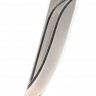 Нож Разделочный сталь К340 долы-камень рукоять карельская береза красная 