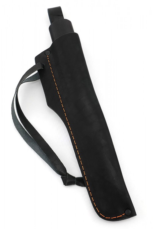 Нож Северный №1 сталь Х12МФ шлифованный дол рукоять вставка акрил белый черный граб 