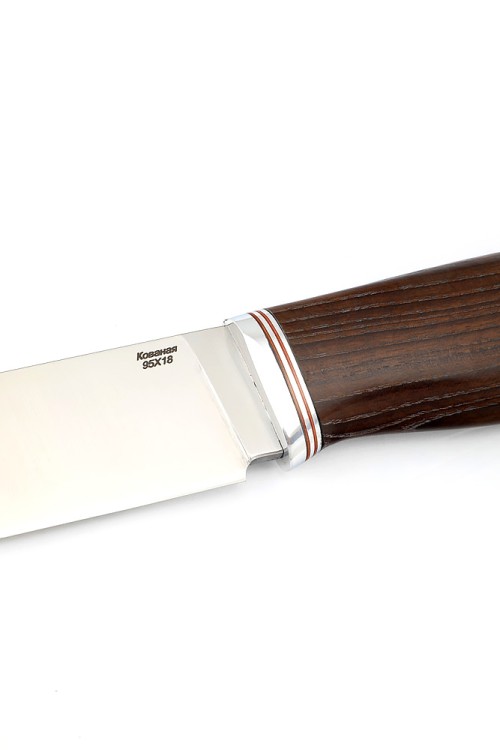 Нож Берсерк сталь кованая 95х18 рукоять ясень термоциклированный 