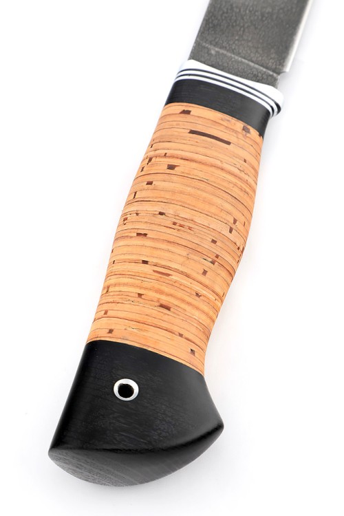 Нож Следопыт сталь ХВ5, рукоять береста 