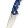 Нож складной Фантом М398 G10 черно-синяя 