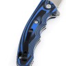 Нож складной Фантом М398 G10 черно-синяя 