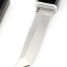 Нож Танто сталь кованая 95Х18 рукоять черный граб деревянные ножны 