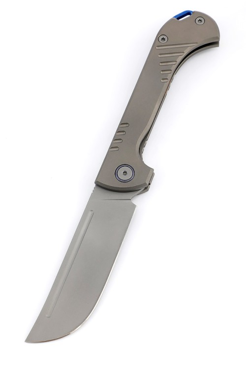 Нож складной Узбекский Пчак сталь N690 рукоять титан 