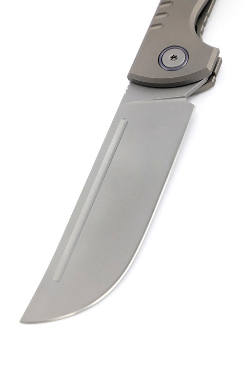 Нож складной Узбекский Пчак сталь N690 рукоять титан 