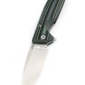 Нож складной Турист N690 G10 черно-зеленая 