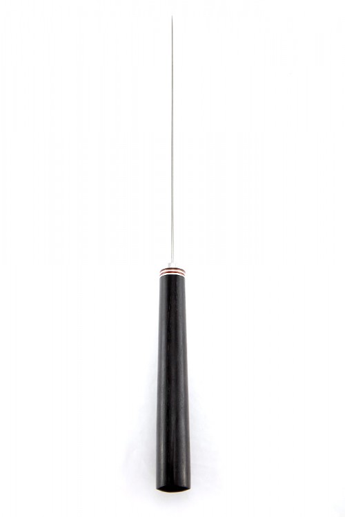 Нож Шеф Филейный 95Х18 черный граб 