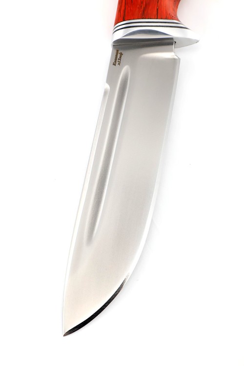 Нож Охотничий сталь кованая Х12МФ рукоять падук 