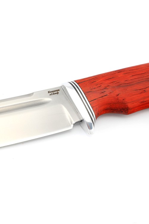 Нож Охотничий сталь кованая Х12МФ рукоять падук 