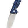 Нож складной Турист N690 G10 черно-синяя 