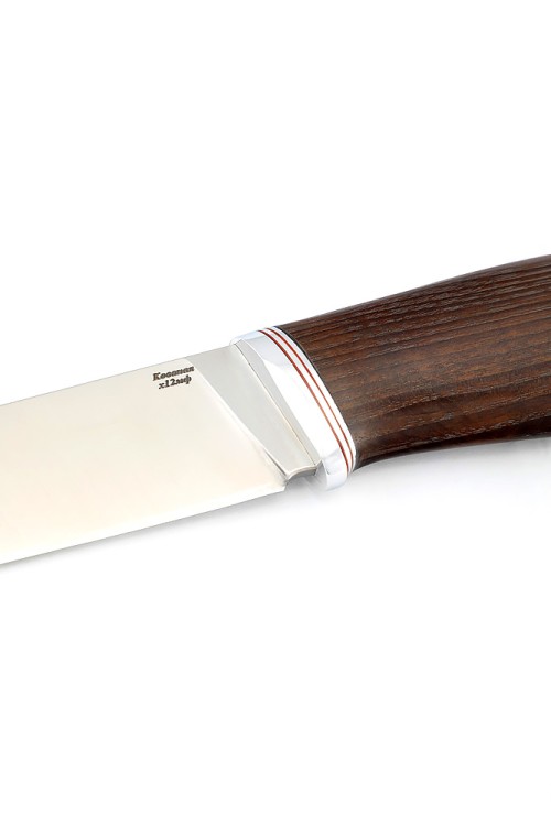 Нож Путник сталь Х12МФ рукоять ясень термоциклированный 