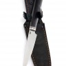 Нож Шеф-повар овощной кованая сталь 95х18 рукоять черный граб 