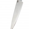 Нож Шеф-повар овощной кованая сталь 95х18 рукоять черный граб 