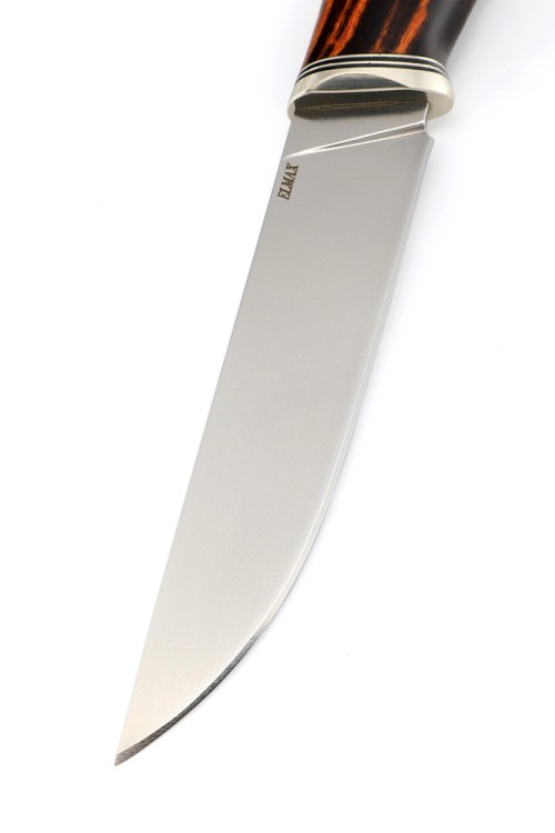 Нож Путник сталь Elmax рукоять нейзильбер, железное дерево 