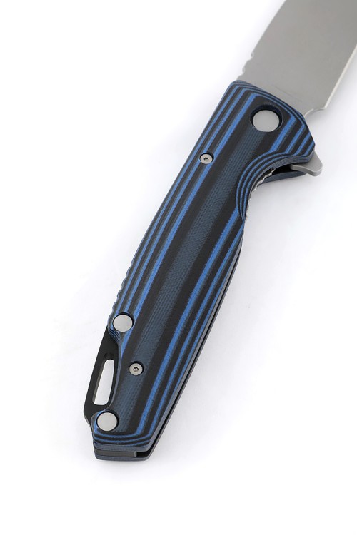 Нож складной Турист Х12МФ G10 черно-синяя 