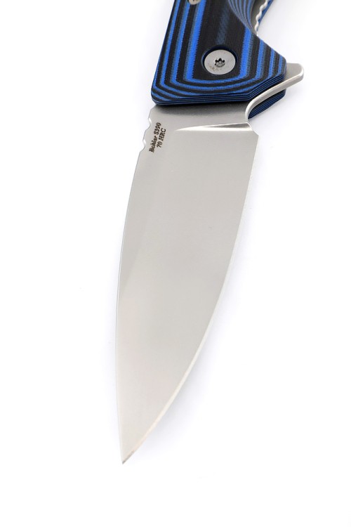 Нож складной Турист S390 G10 черно-синяя 