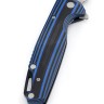 Нож складной Турист S390 G10 черно-синяя 