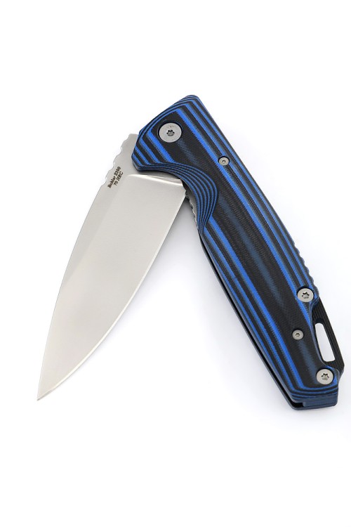 Нож складной Турист S390 G10 черно-синяя 