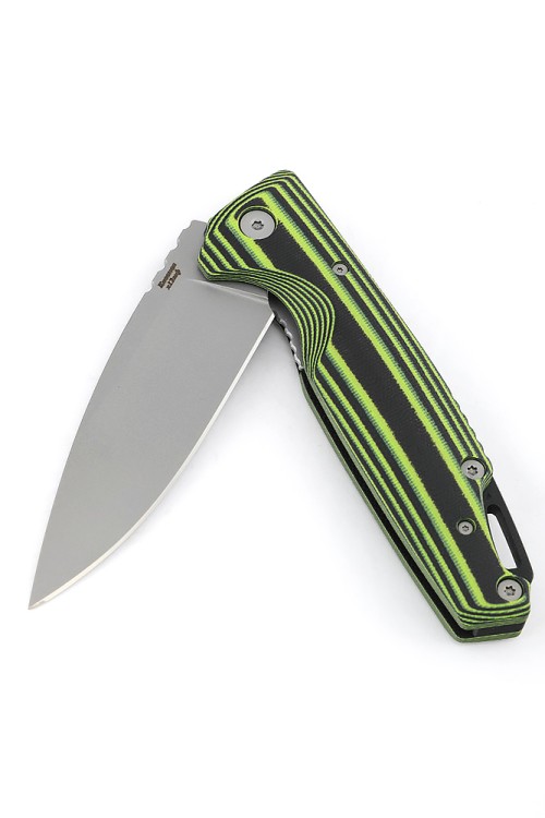 Нож складной Турист Х12МФ G10 черно-зеленая 