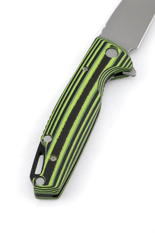 Нож складной Турист Х12МФ G10 черно-зеленая 