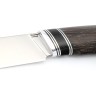 Нож Универсал сталь кованая х12мф рукоять черный граб венге 