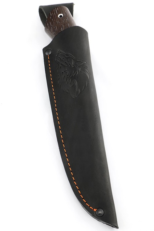 Нож Универсал сталь кованая х12мф рукоять черный граб венге 