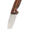 Нож складной Турист N690 G10 черно-оранжевая 