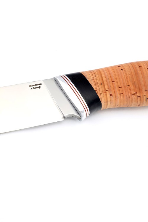 Нож Феникс сталь кованая Х12МФ рукоять береста 