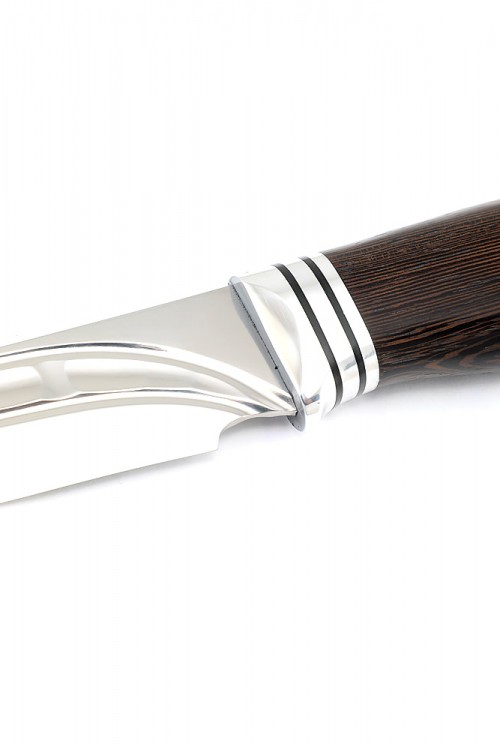 Нож Буран сталь Х12МФ долы-камень рукоять венге 