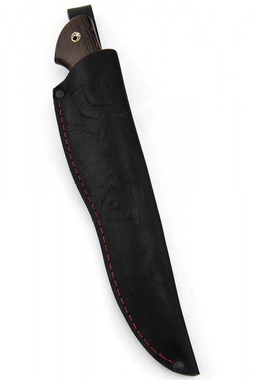 Нож Буран сталь Х12МФ долы-камень рукоять венге 