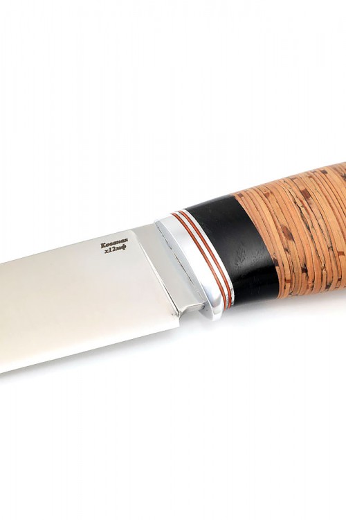 Нож Разделочный сталь Х12МФ рукоять береста 