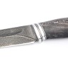 Нож Путник сталь дамаск-долы рукоять кап клена черный 