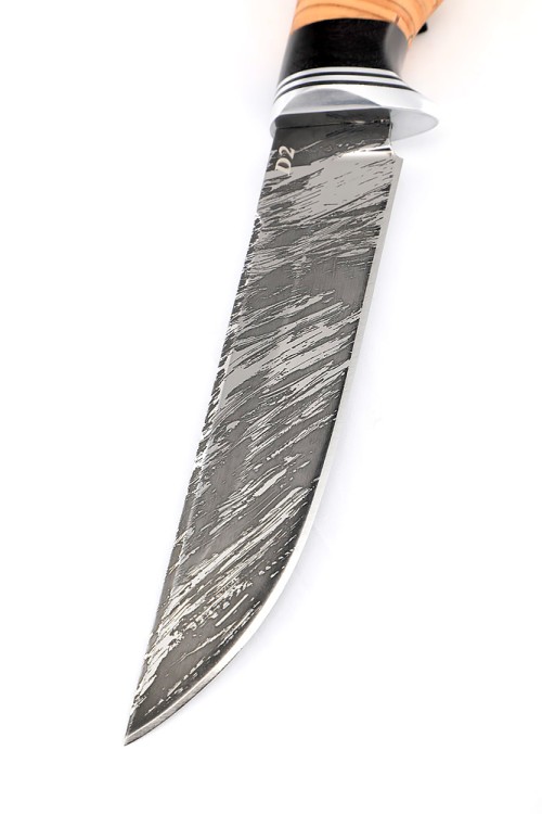 Нож Пума сталь D2 рукоять береста 