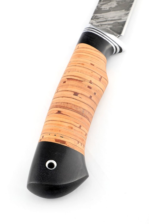 Нож Пума сталь D2 рукоять береста 