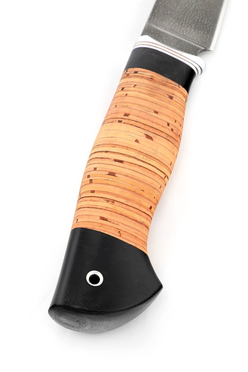 Нож Клык сталь ХВ5 рукоять береста 