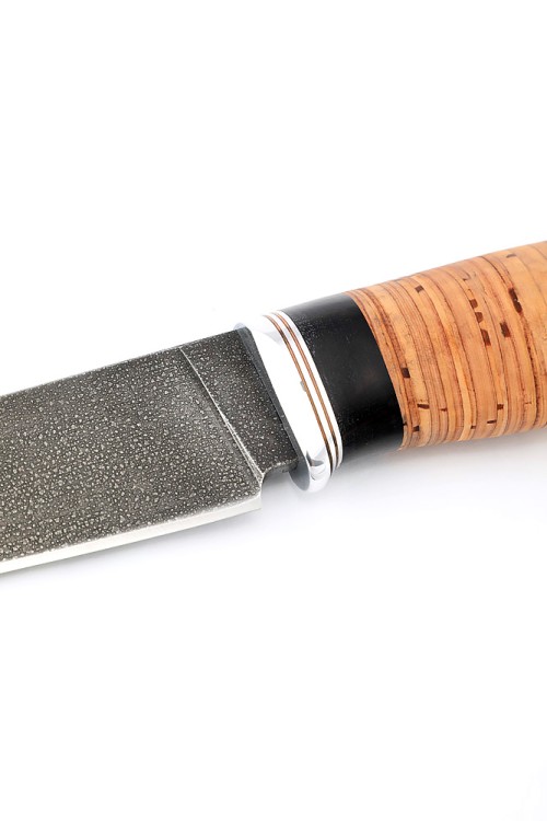 Нож Клык сталь ХВ5 рукоять береста 