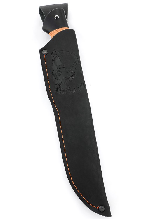 Нож Клык сталь ХВ5 рукоять береста 