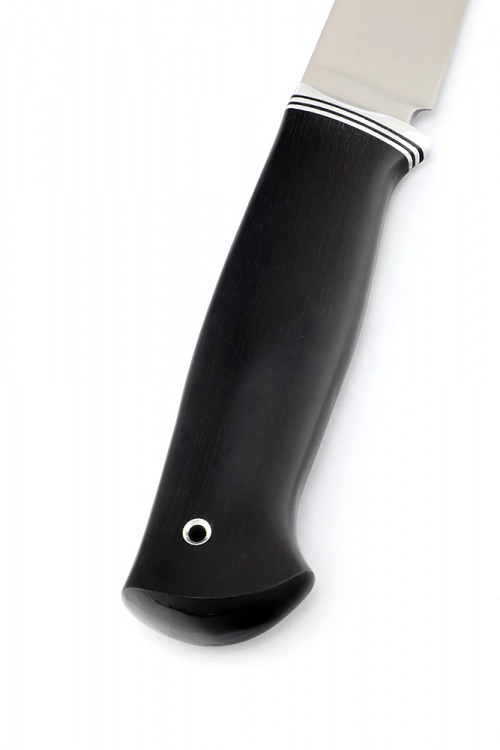 Нож Путник сталь Х12МФ рукоять черный граб 