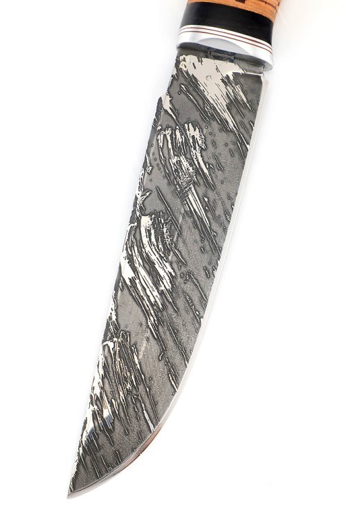 Нож Бурлак сталь D2 рукоять береста 