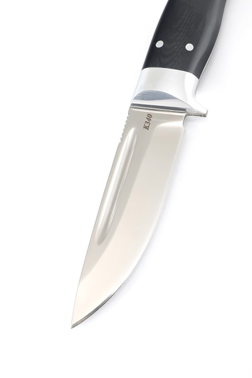 Нож Малыш сталь К340 цельнометаллический рукоять G10 черная 