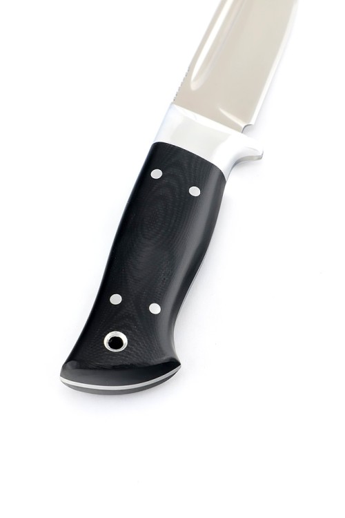 Нож Малыш сталь К340 цельнометаллический рукоять G10 черная 