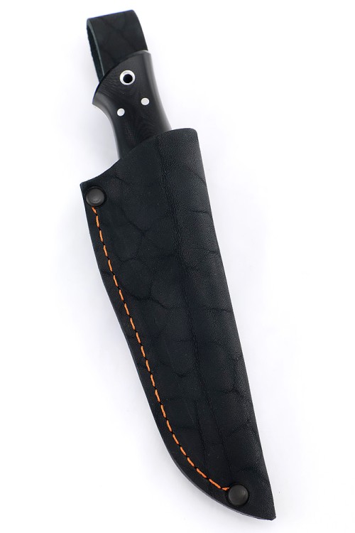 Нож Малыш сталь К340 цельнометаллический рукоять G10 черная 