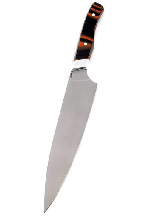 Подставка из черного граба с набором из 5 ножей (K340, G10) 