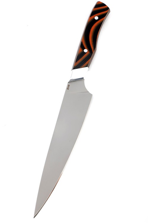 Подставка из черного граба с набором из 5 ножей (K340, G10) 