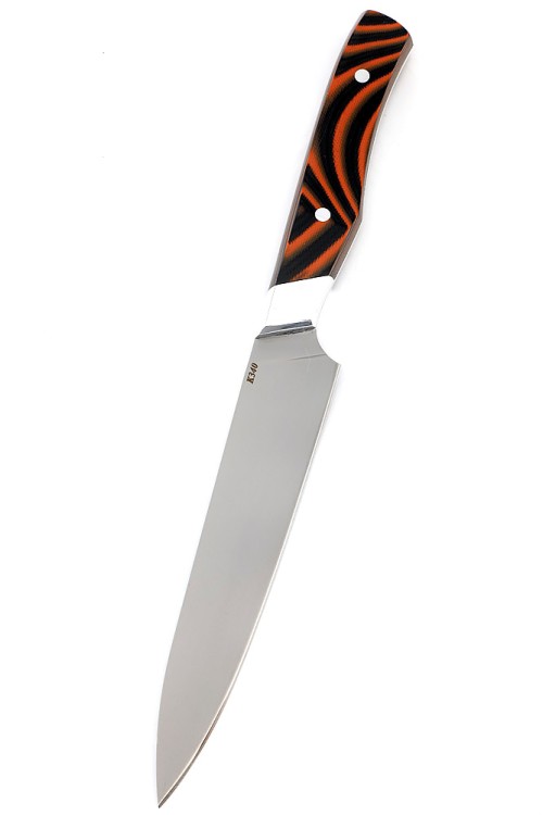 Подставка из черного граба с набором из 5 ножей (K340, G10) 